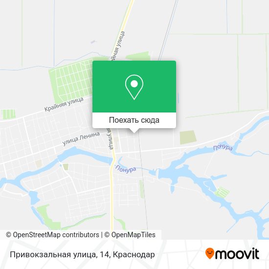 Карта Привокзальная улица, 14