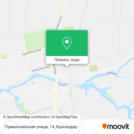 Карта Привокзальная улица, 14