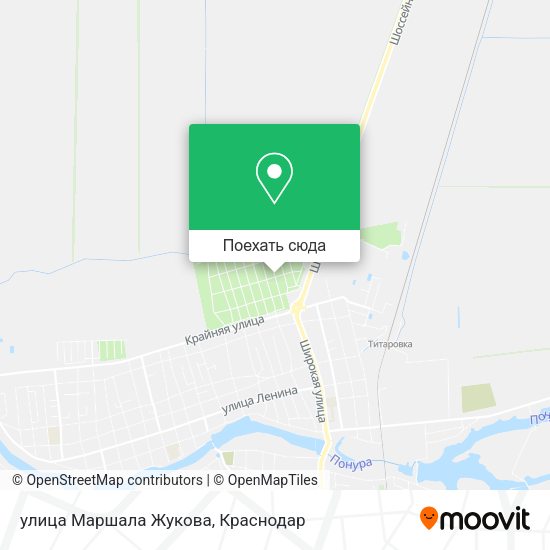 Карта улица Маршала Жукова