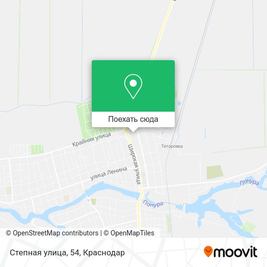 Карта Степная улица, 54
