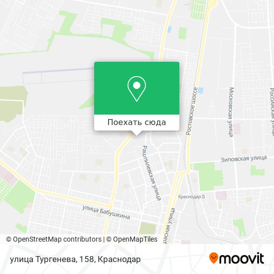 Карта улица Тургенева, 158