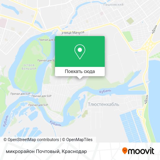 Карта микрорайон Почтовый