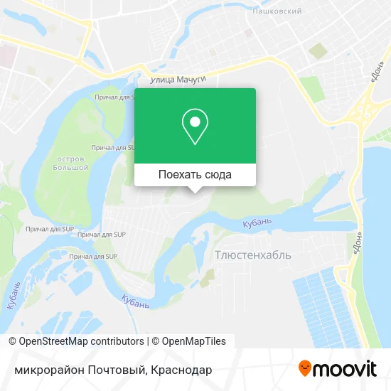 Карта микрорайон Почтовый