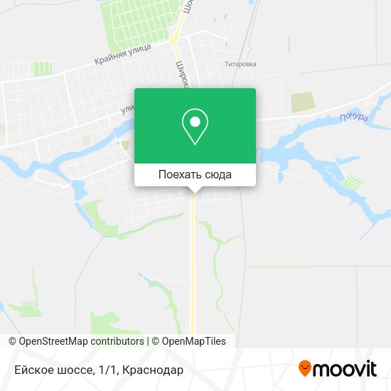 Карта Ейское шоссе, 1/1