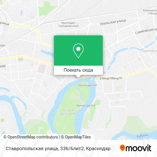 Карта Ставропольская улица, 336 / 6лит2