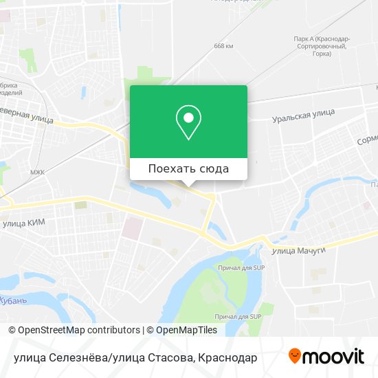 Карта улица Селезнёва/улица Стасова