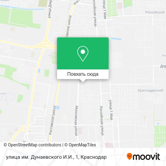 Карта улица им. Дунаевского И.И., 1
