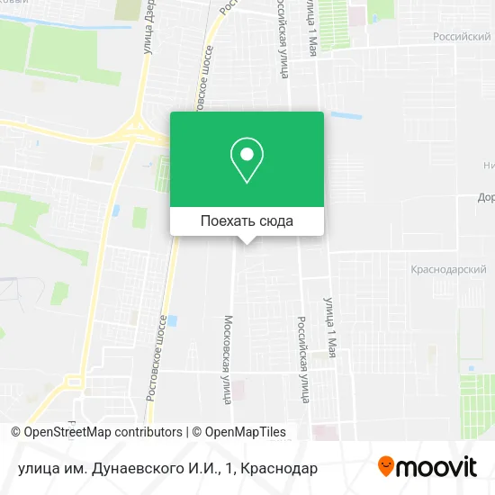 Карта улица им. Дунаевского И.И., 1
