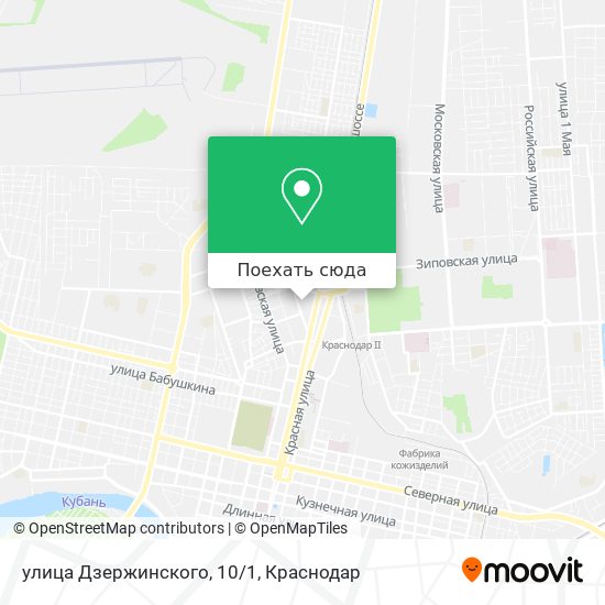 Карта улица Дзержинского, 10/1