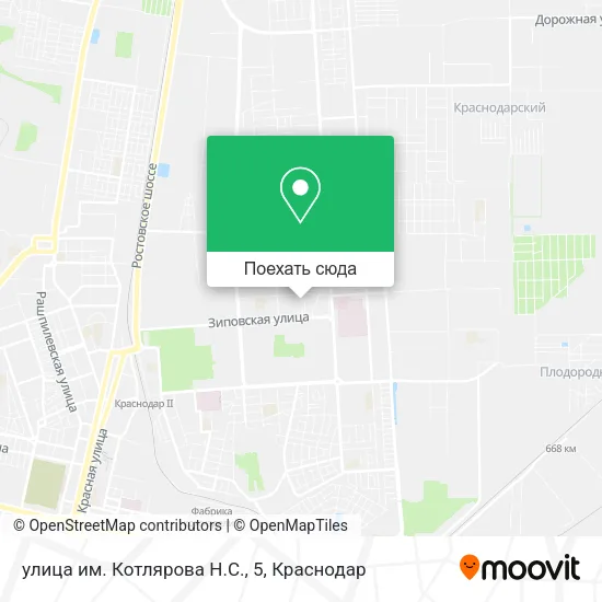 Карта улица им. Котлярова Н.С., 5