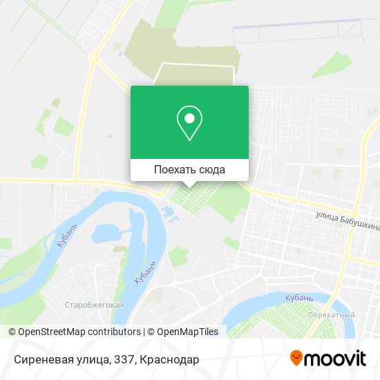Карта Сиреневая улица, 337