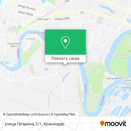 Карта улица Гагарина, 2/1
