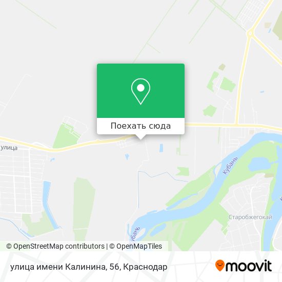 Карта улица имени Калинина, 56