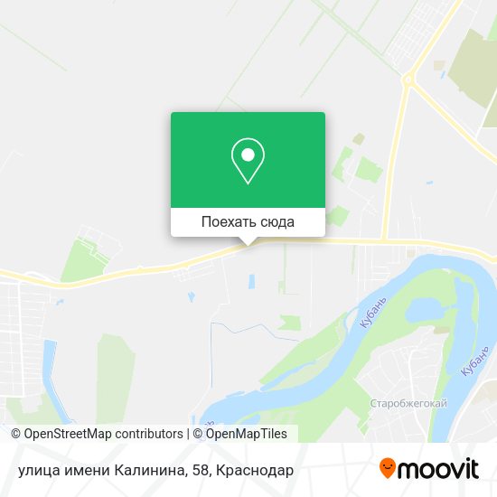 Карта улица имени Калинина, 58