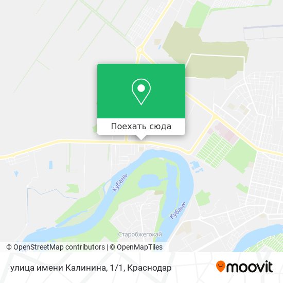 Карта улица имени Калинина, 1/1