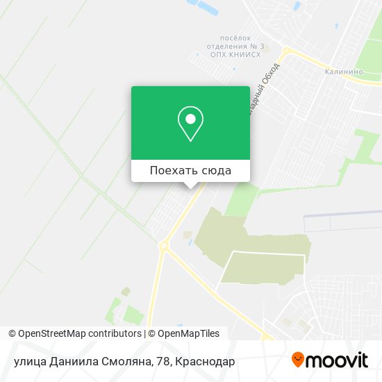 Карта улица Даниила Смоляна, 78