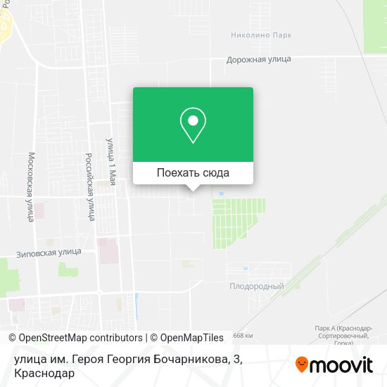 Карта улица им. Героя Георгия Бочарникова, 3