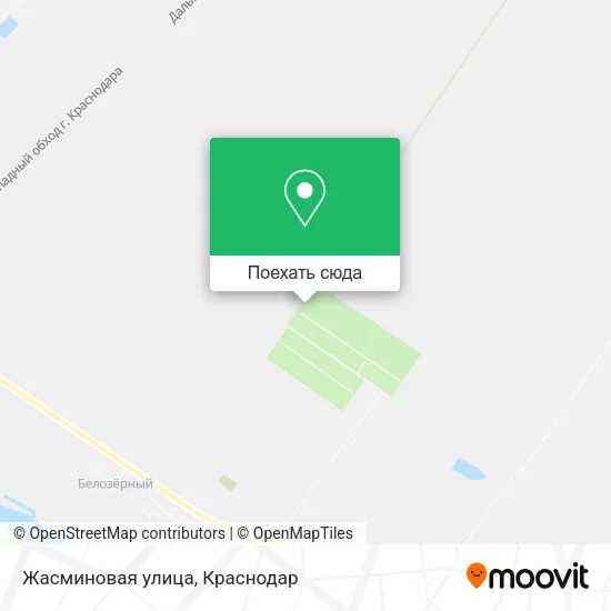 Карта Жасминовая улица