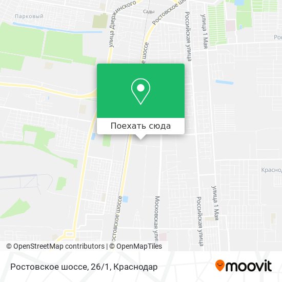 Карта Ростовское шоссе, 26/1