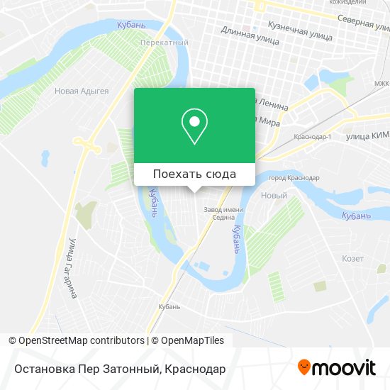 Карта Остановка Пер Затонный