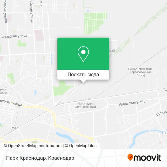 Карта Парк Краснодар