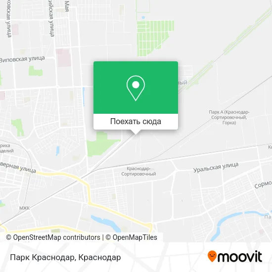 Карта Парк Краснодар