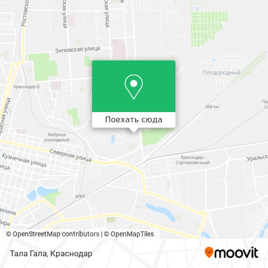 Карта Тала Гала