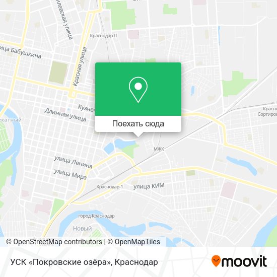 Карта УСК «Покровские озёра»