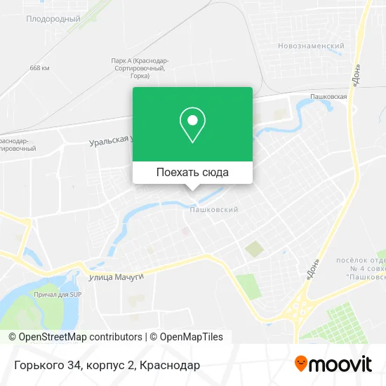 Карта Горького 34, корпус 2