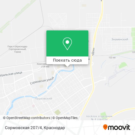 Карта Сормовская 207/4