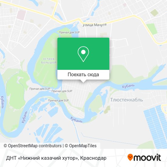 Карта ДНТ «Нижний казачий хутор»