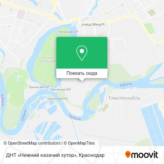 Карта ДНТ «Нижний казачий хутор»