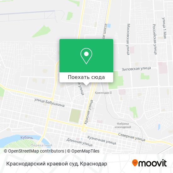 Карта Краснодарский краевой суд