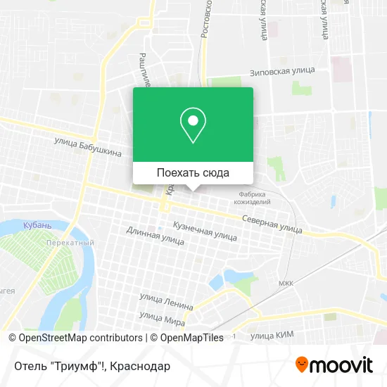Карта Отель "Триумф"!