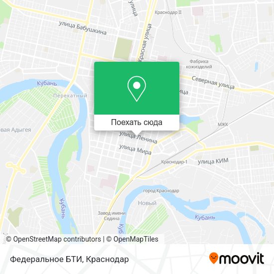 Карта Федеральное БТИ