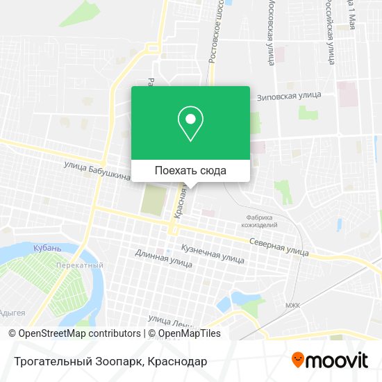 Карта Трогательный Зоопарк