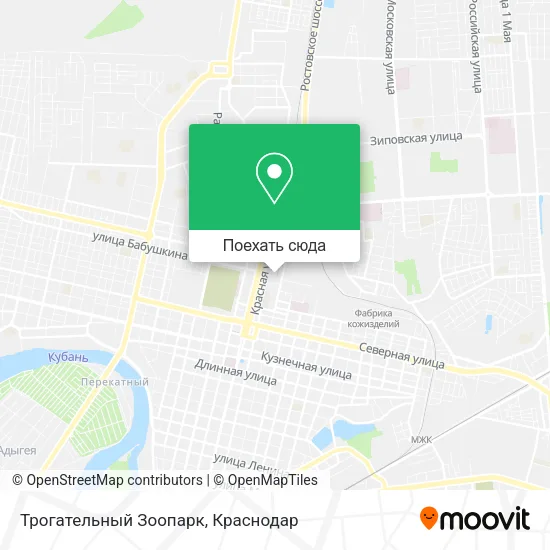 Карта Трогательный Зоопарк