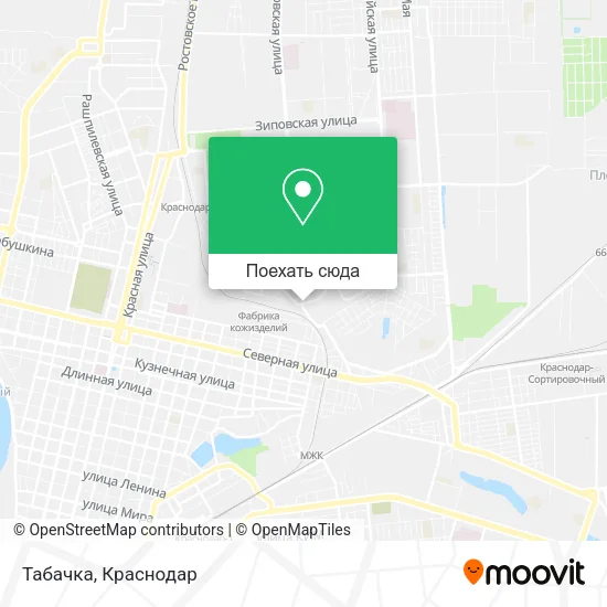 Карта Табачка