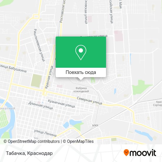 Карта Табачка