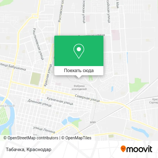 Карта Табачка