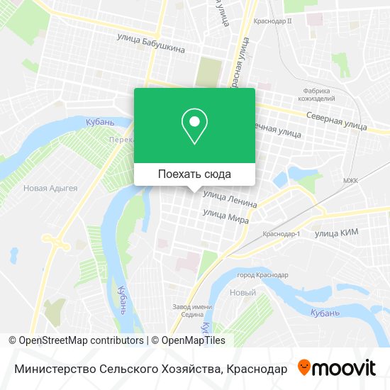 Карта Министерство Сельского Хозяйства