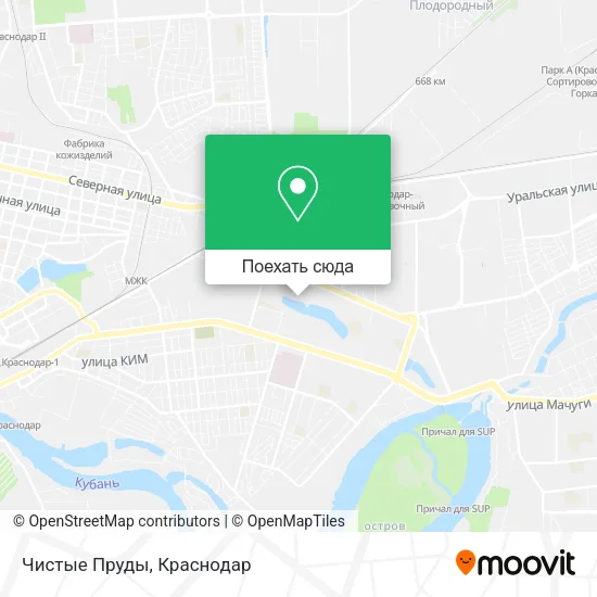 Карта Чистые Пруды