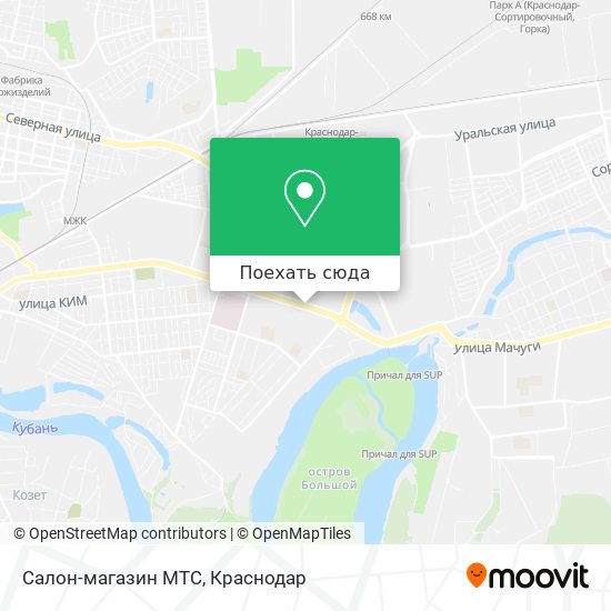 Карта Салон-магазин МТС