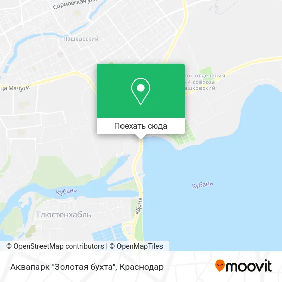 Карта Аквапарк "Золотая бухта"