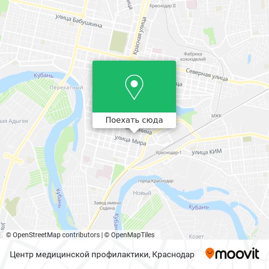 Карта Центр медицинской профилактики