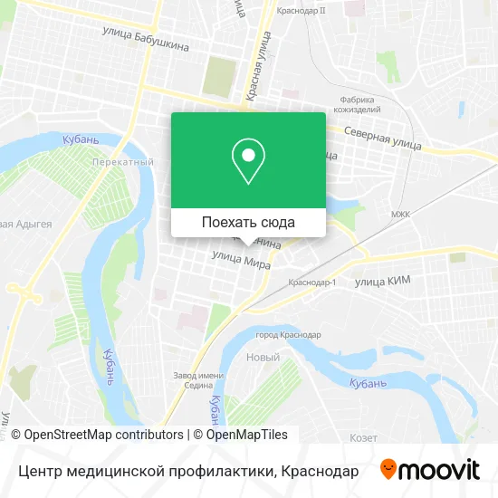 Карта Центр медицинской профилактики