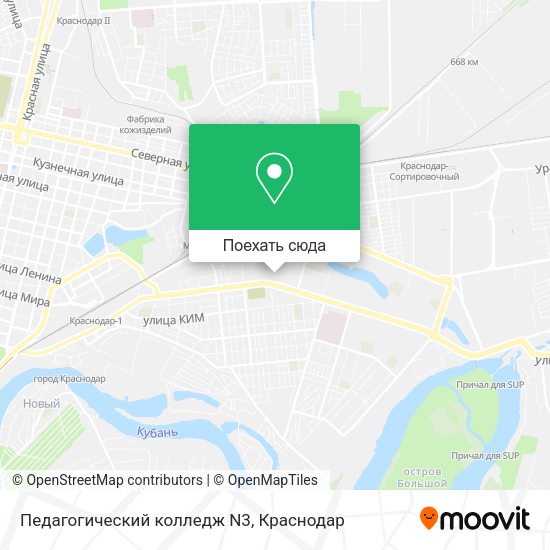 Карта Педагогический колледж N3
