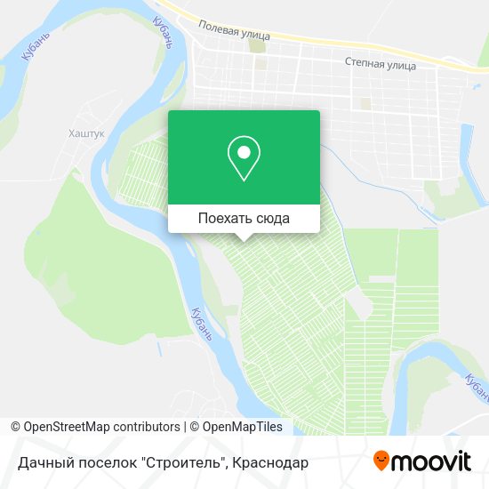 Карта Дачный поселок "Строитель"
