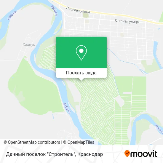 Карта Дачный поселок "Строитель"