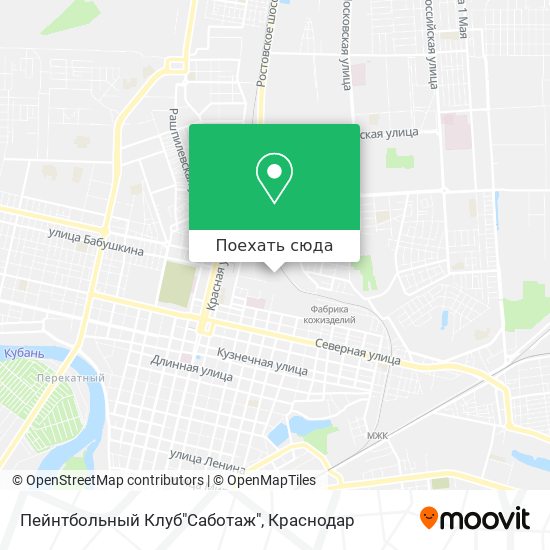 Карта Пейнтбольный Клуб"Саботаж"